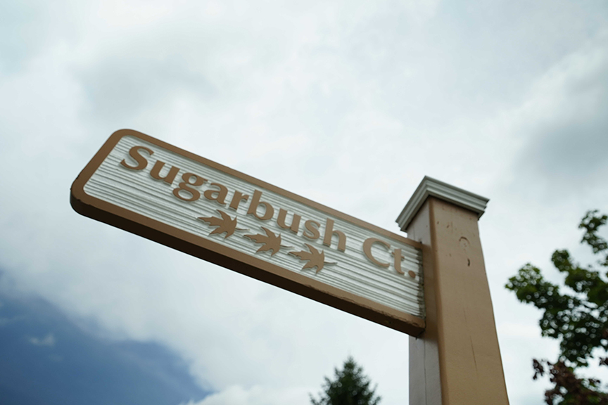 Sugarbush court outdoor signage- Arbors at Streetsboro